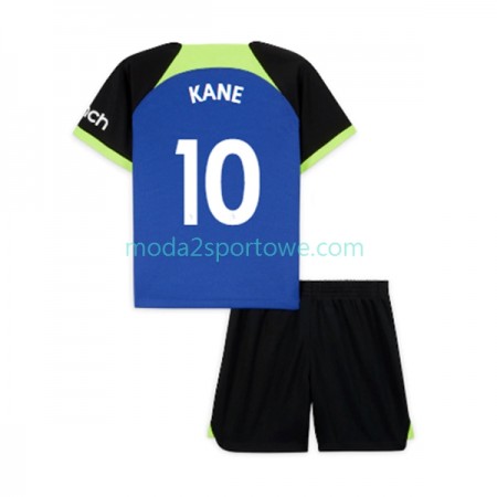 Koszulka Tottenham Hotspur Harry Kane 10 Dziecięcy Wyjazdowe Stroje Piłkarskie 2022/23 Krótki Rękaw
